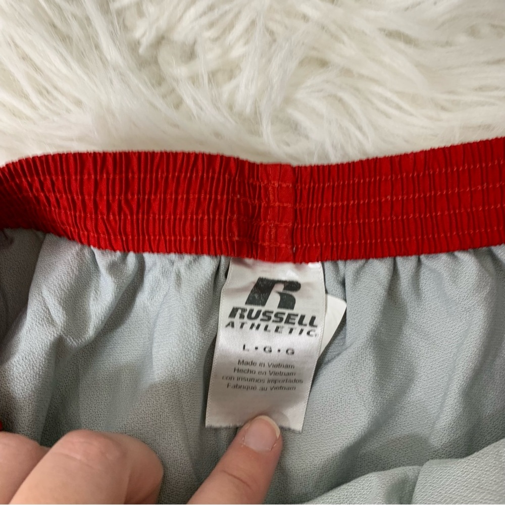Russell Athletic Women's Red and Gray Shorts L - Picture 3 of 5